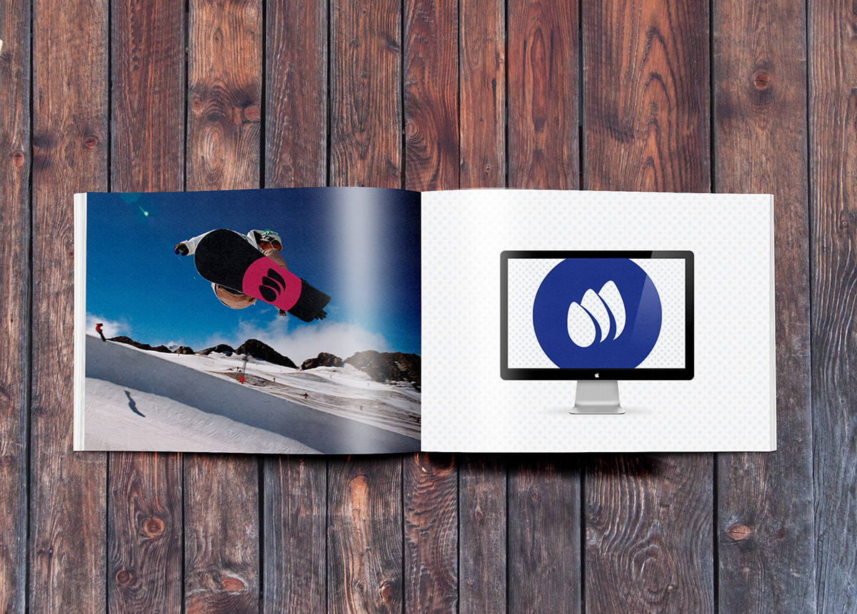 design logo book Layout snowboard Snowboarding art graphic design  branding  art direction 