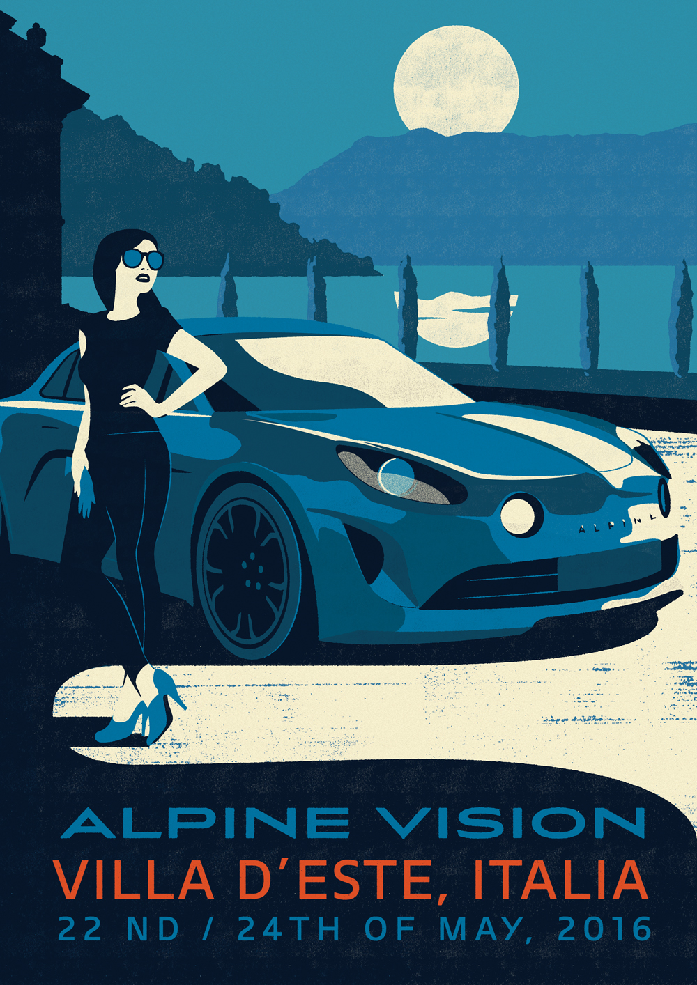 Poster Print Art A0 A1 A2 A3 A4 RENAULT ALPINE CONCEPT CAR Car Poster 0264