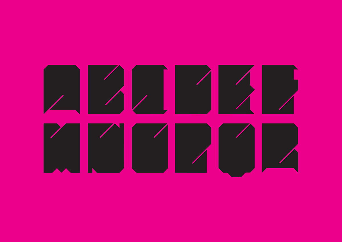 type colours design shape grid Lisbon stone serif sliced sans poster
