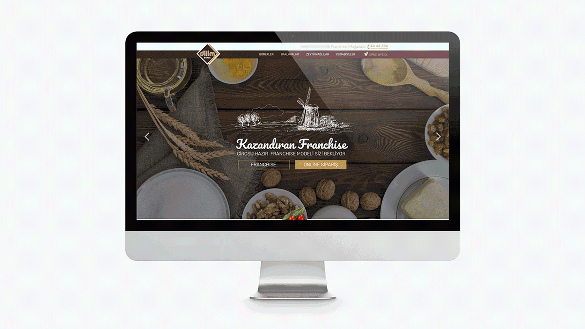 bakery Web Web Design  ui design bootstrap Food web Online shop Patties patty dilim börek