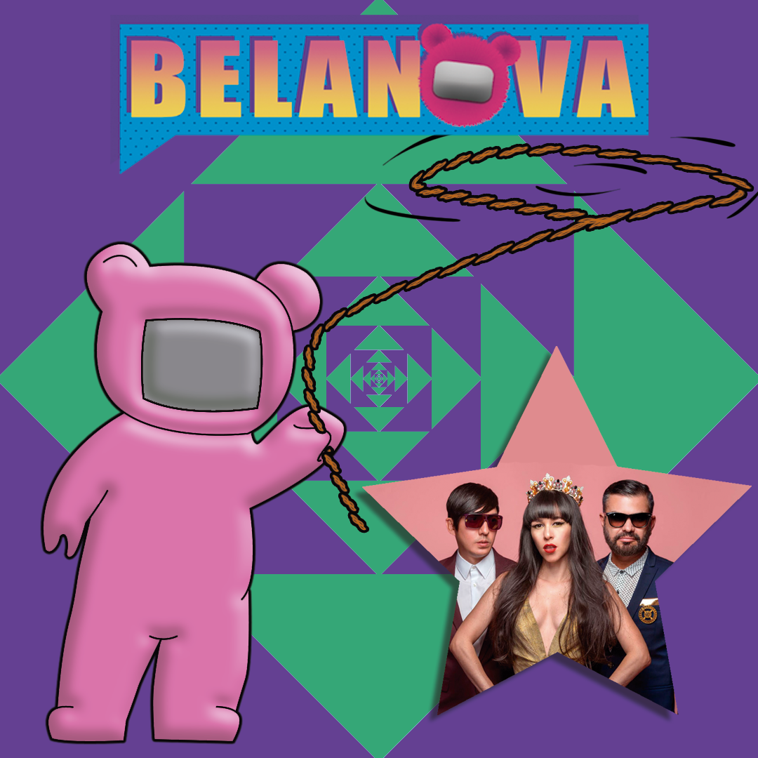 music Belanova disco cd band ILLUSTRATION  Pop Art поп