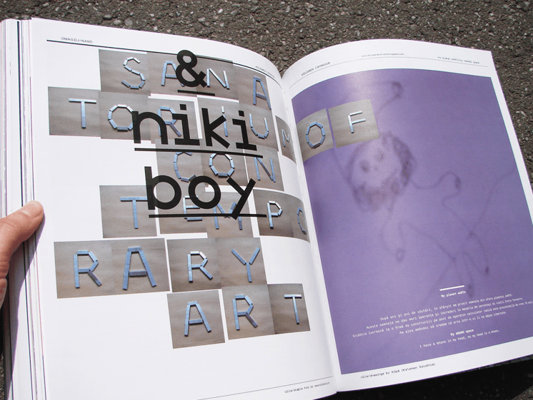 omagiu magazine print mihaela popa mihamiha lifestyle Miha Miha editorial contemporary arts publishing   lettering