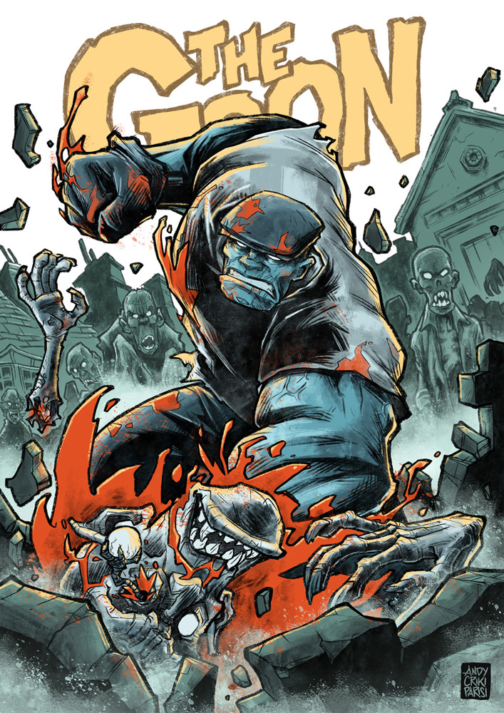 digital illustration f4 captain america Fantastic Four Hellboy batman the goon