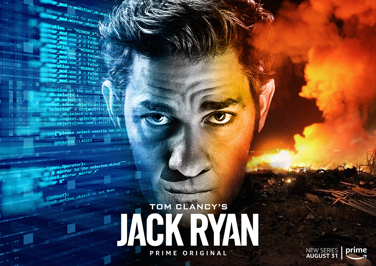 Jack Ryan poster movie Cinema Poster Design Graphic Designer digital illustration ILLUSTRATION  Digital Art 