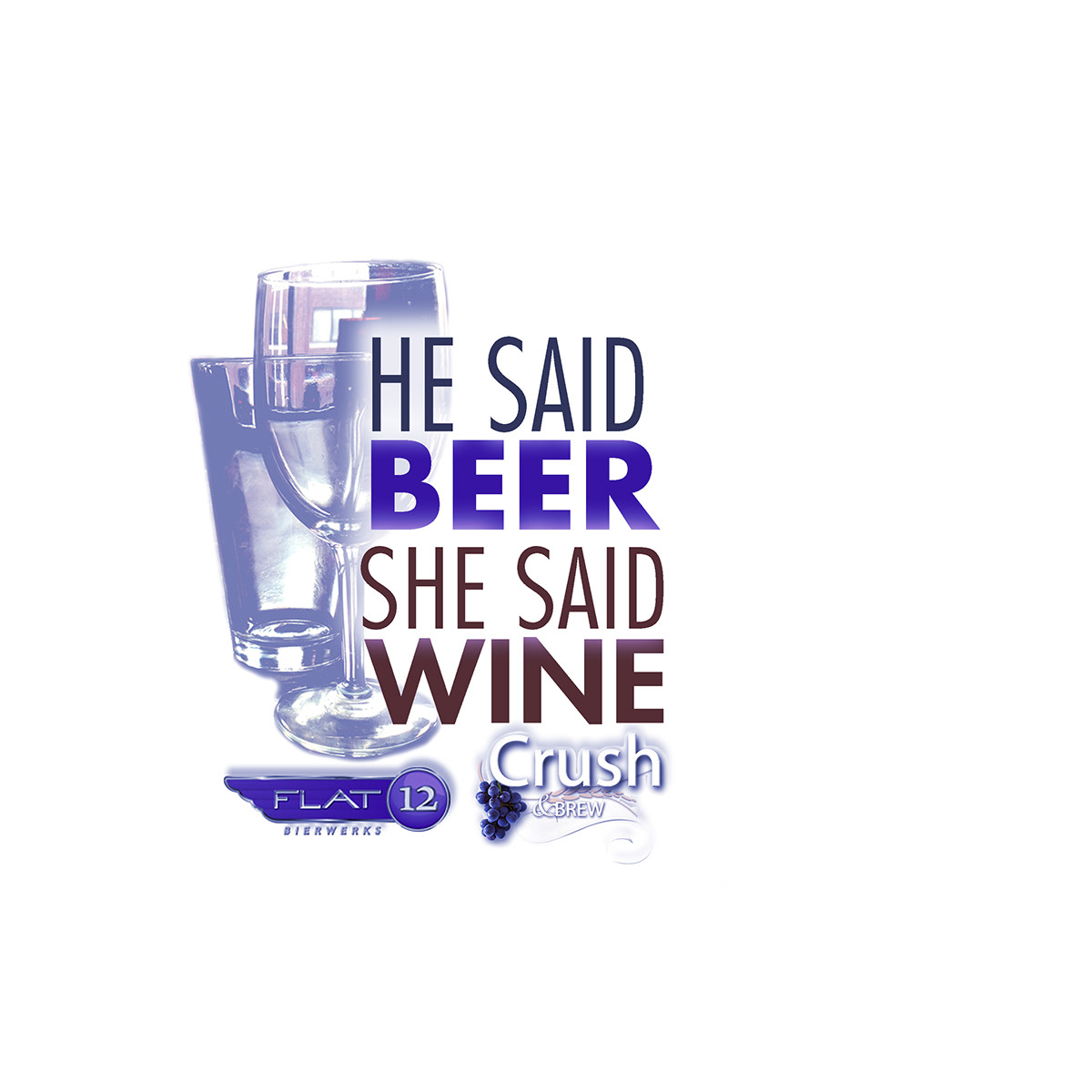 beer wine Event logo