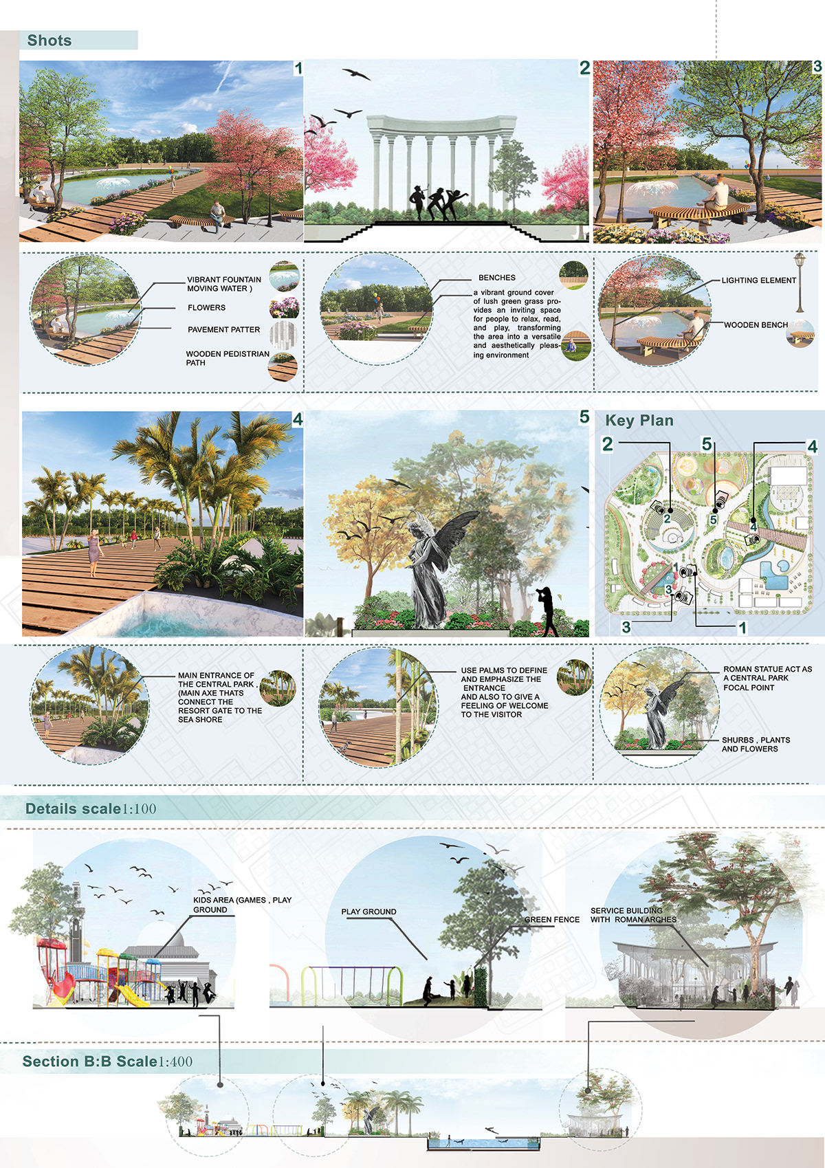 Park Landscape architecture visualization Render lumion revit centralpark landscapes resort