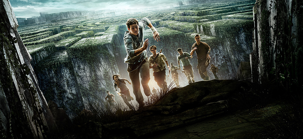 maze runner poster matte digital painting