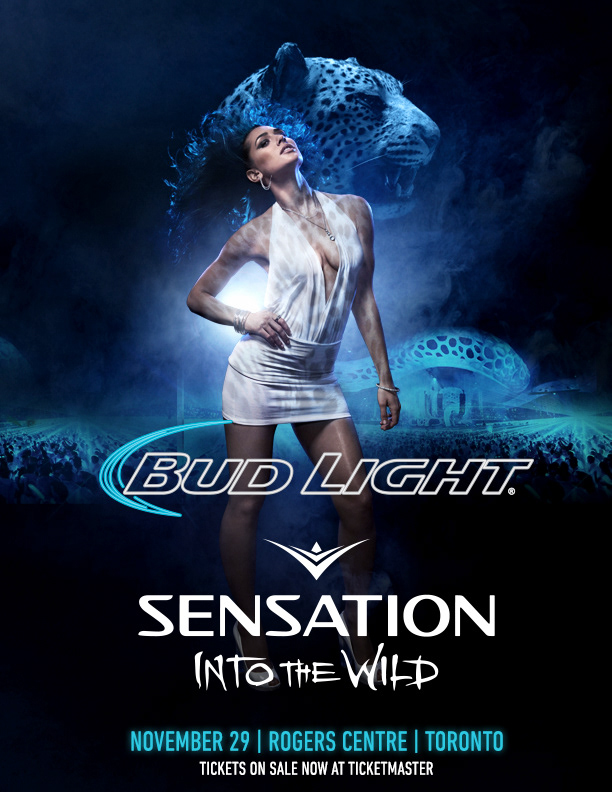 Bud Light sensation Toronto anomaly edm beer