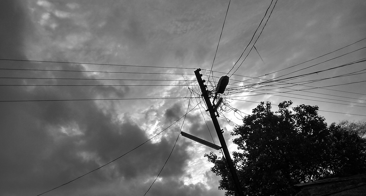 Wires streets lines graphic chaos Patterns India parallel Criss Cross