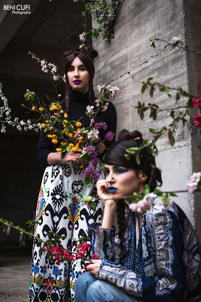 Fashion  Photography  direction Nature models composition digital spring Flowers sprout