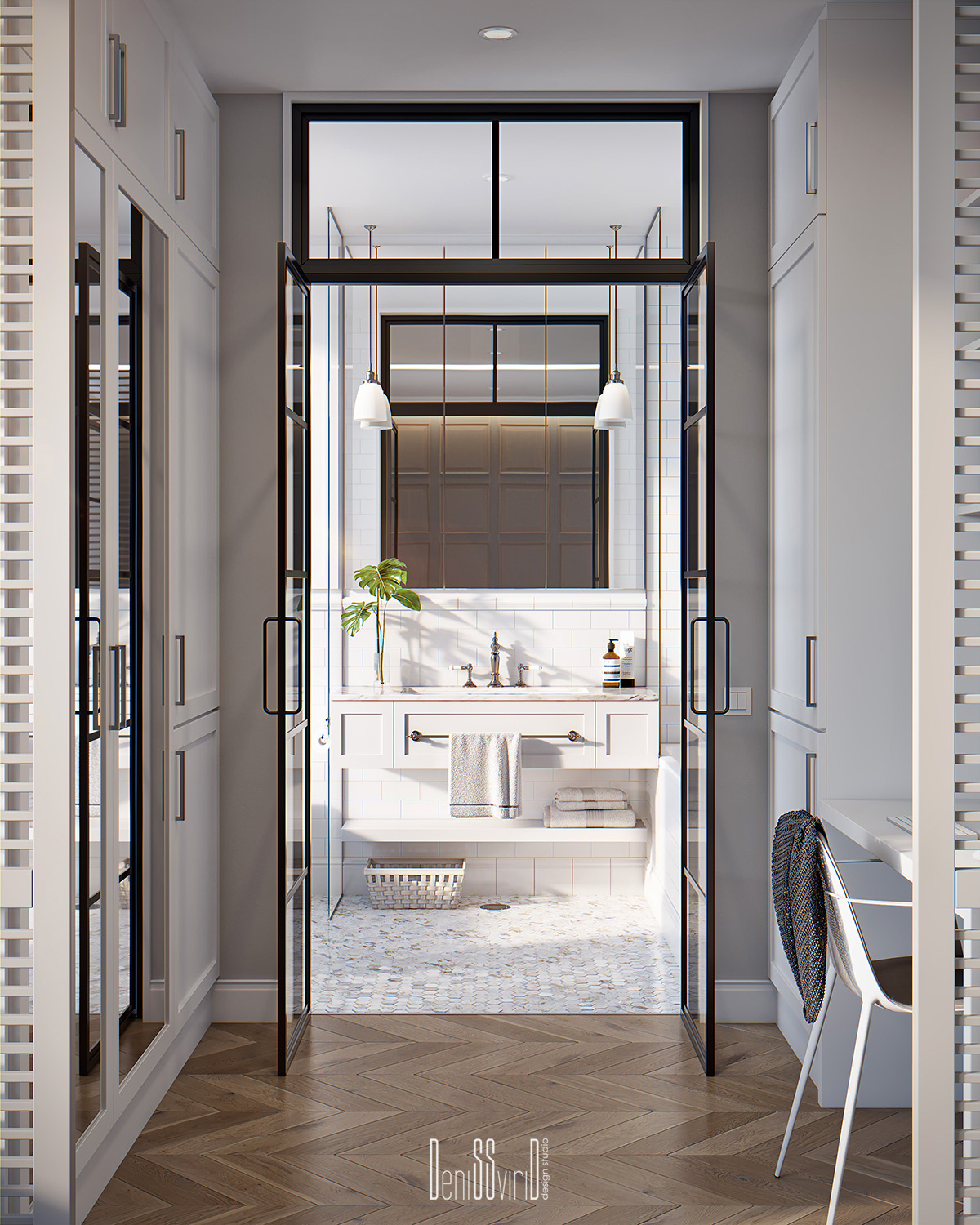 design interior design  Provence vray Interior apartment modern