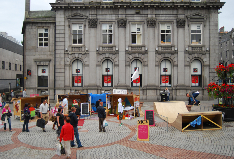 Aberdeen sculpture printmaking Performance public Participation interactive