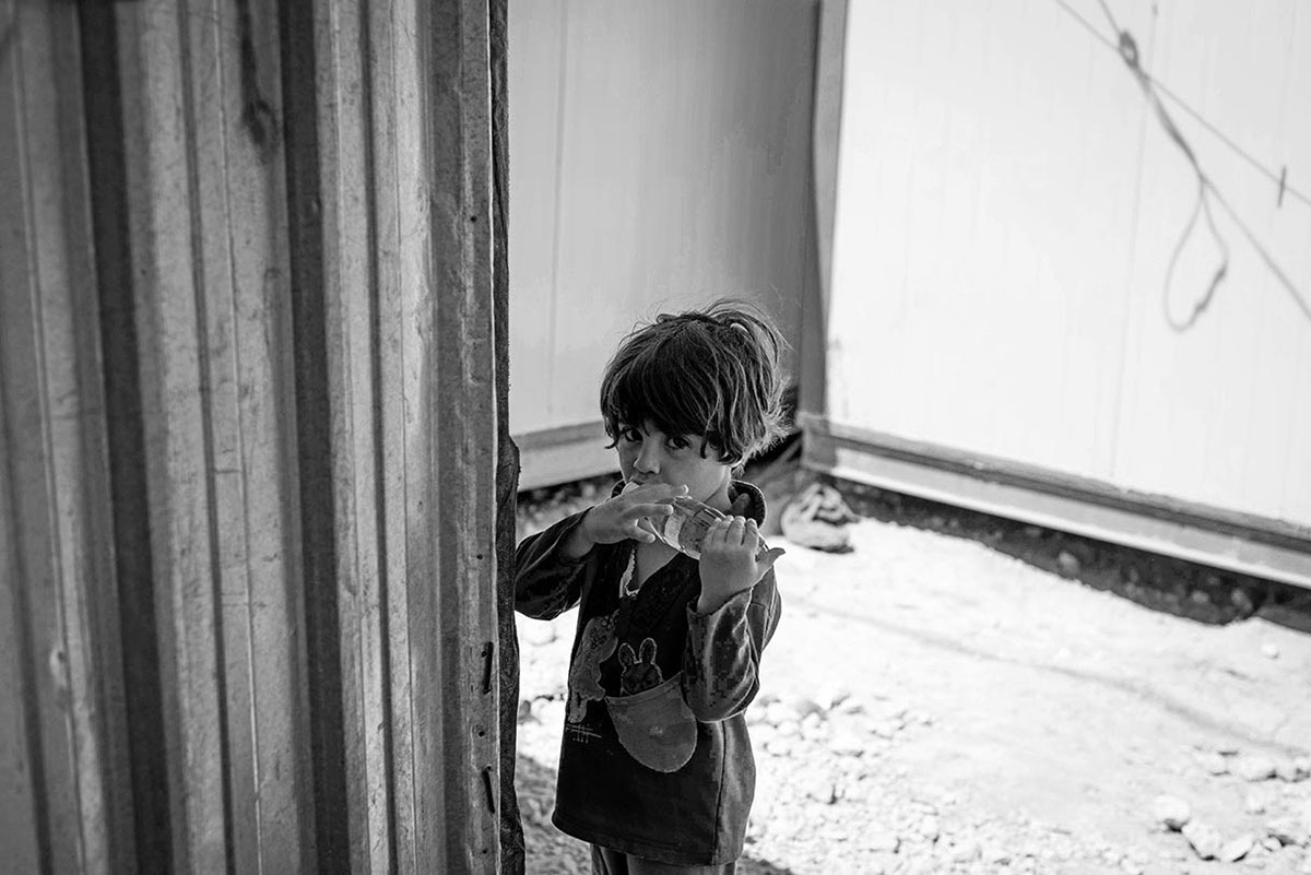 children Syria War refugee camp