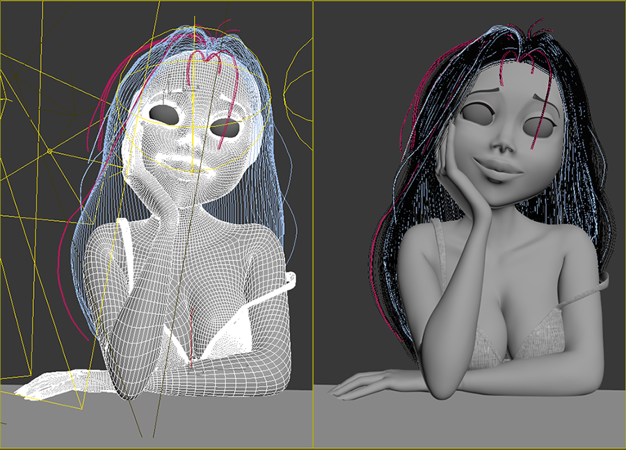 3D Modelagem Render personagem