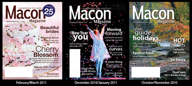 Macon Magazine Magazine Cover Georgia Art Director Work Samples