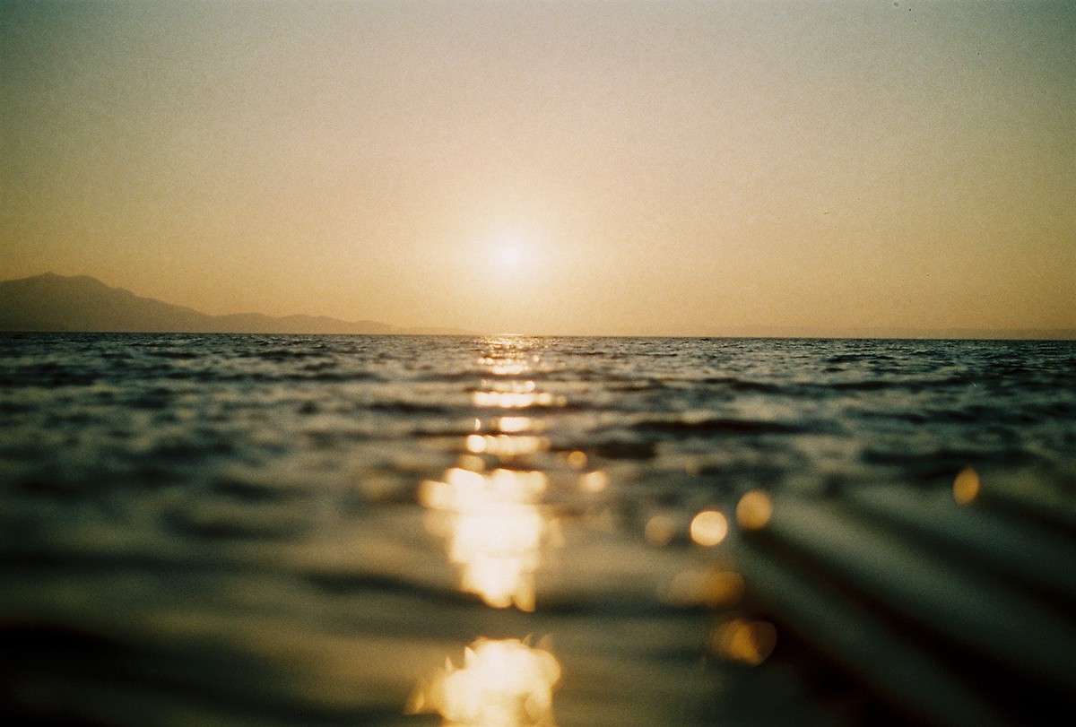 minolta 50mm 35mm fujicolor100 filmli analog ayvalik deniz sunset