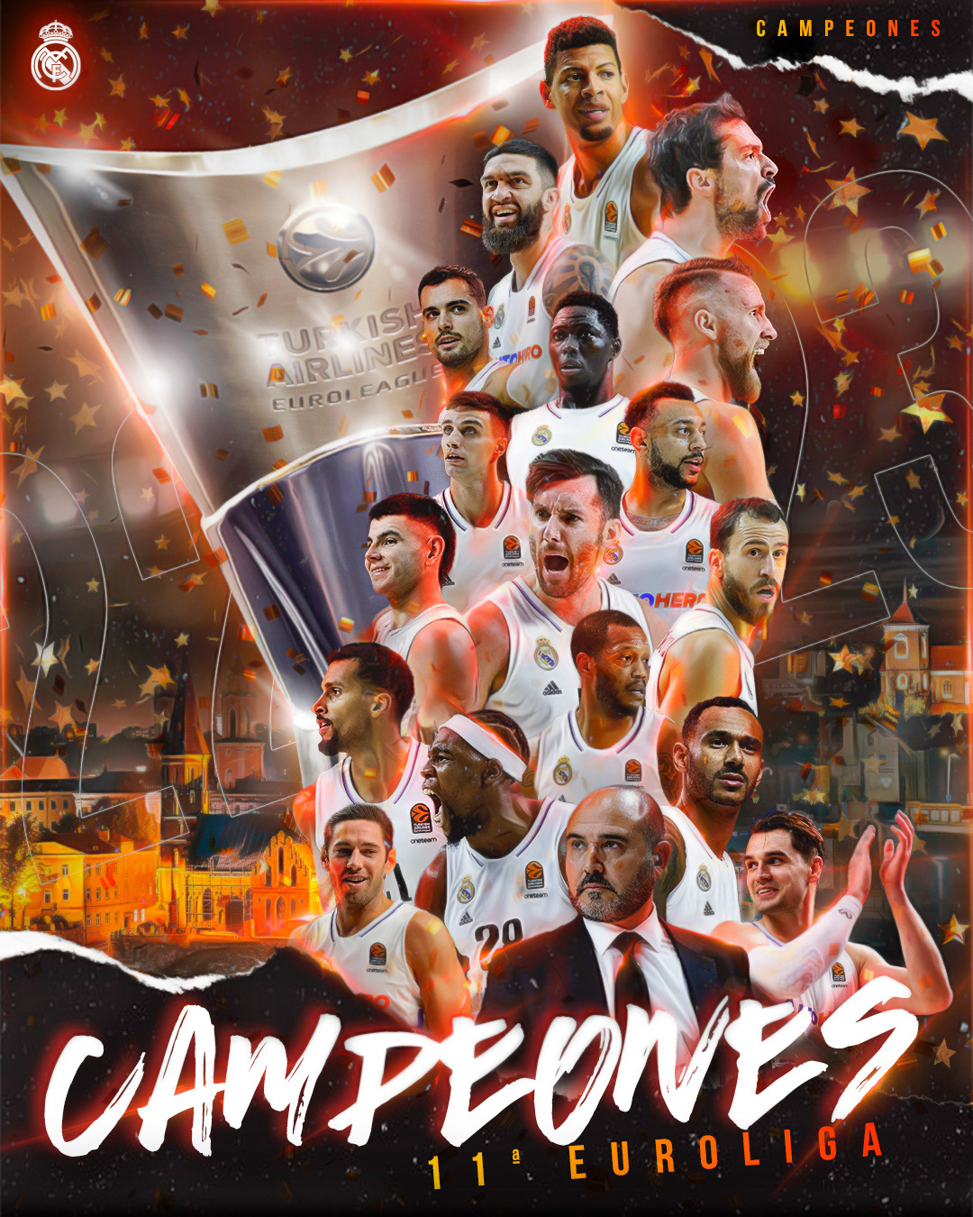 sport basketball Champions euroleague realmadrid Real Madrid baloncesto diseño marca