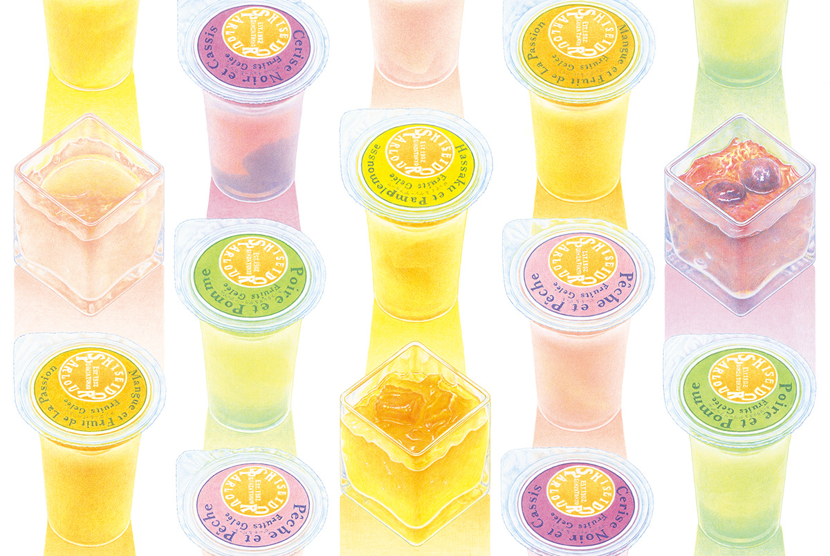 catalog colorful Food  Fruit japan jelly Shiseido Parlor souvenir summer Sweets