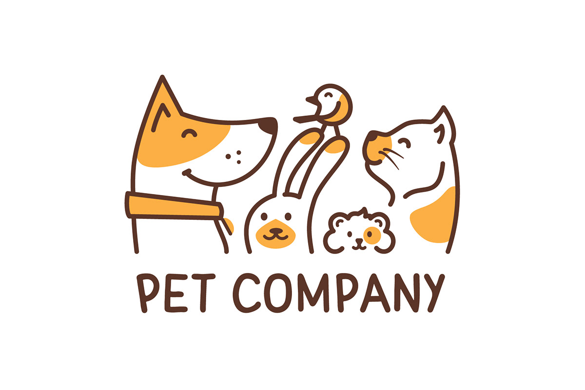 animals Brand Design brand identity cartoon graphic logo Logo Design pets vector visual identity