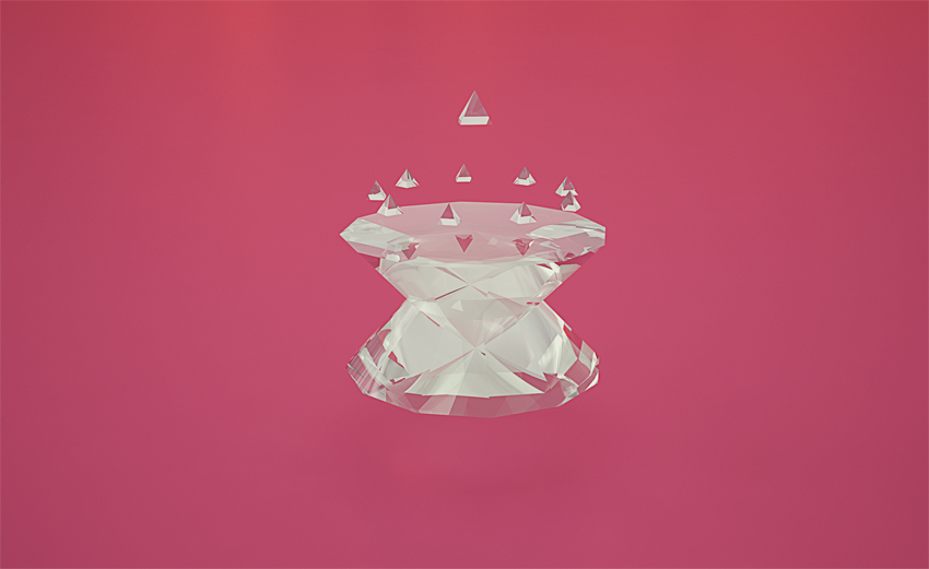 3D cristal crystal vidrio NN c4d