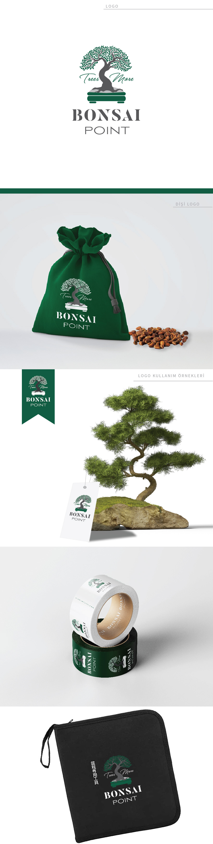 bonsai tree design ecommerce store logo Logo Design