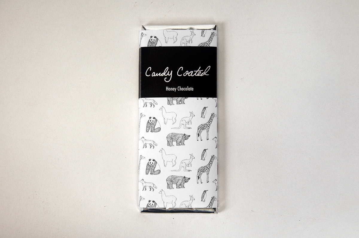 Candy chocolate Fun colorful packaging design animals