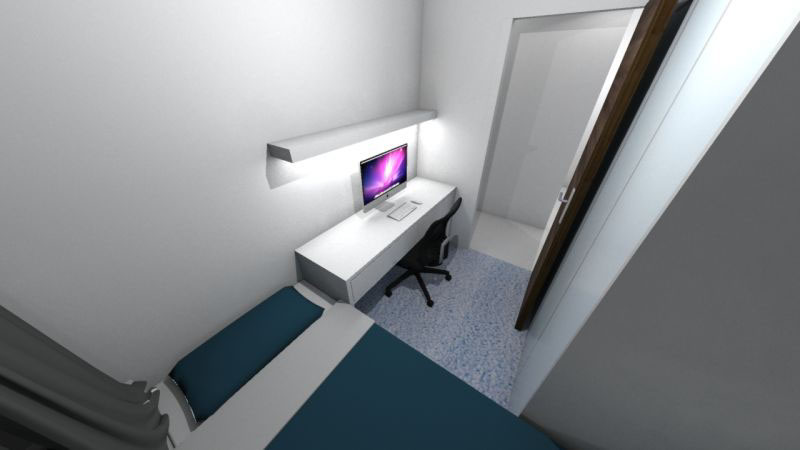 rendering SketchUP ShaderLight AutoCAD floorplan residential