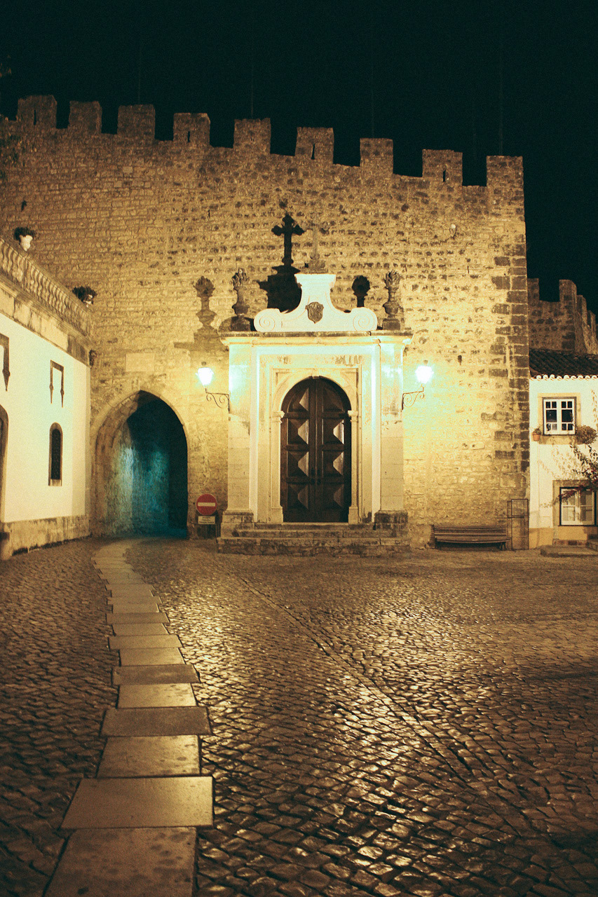 óbidos Portugal Landscape night medieval Castle