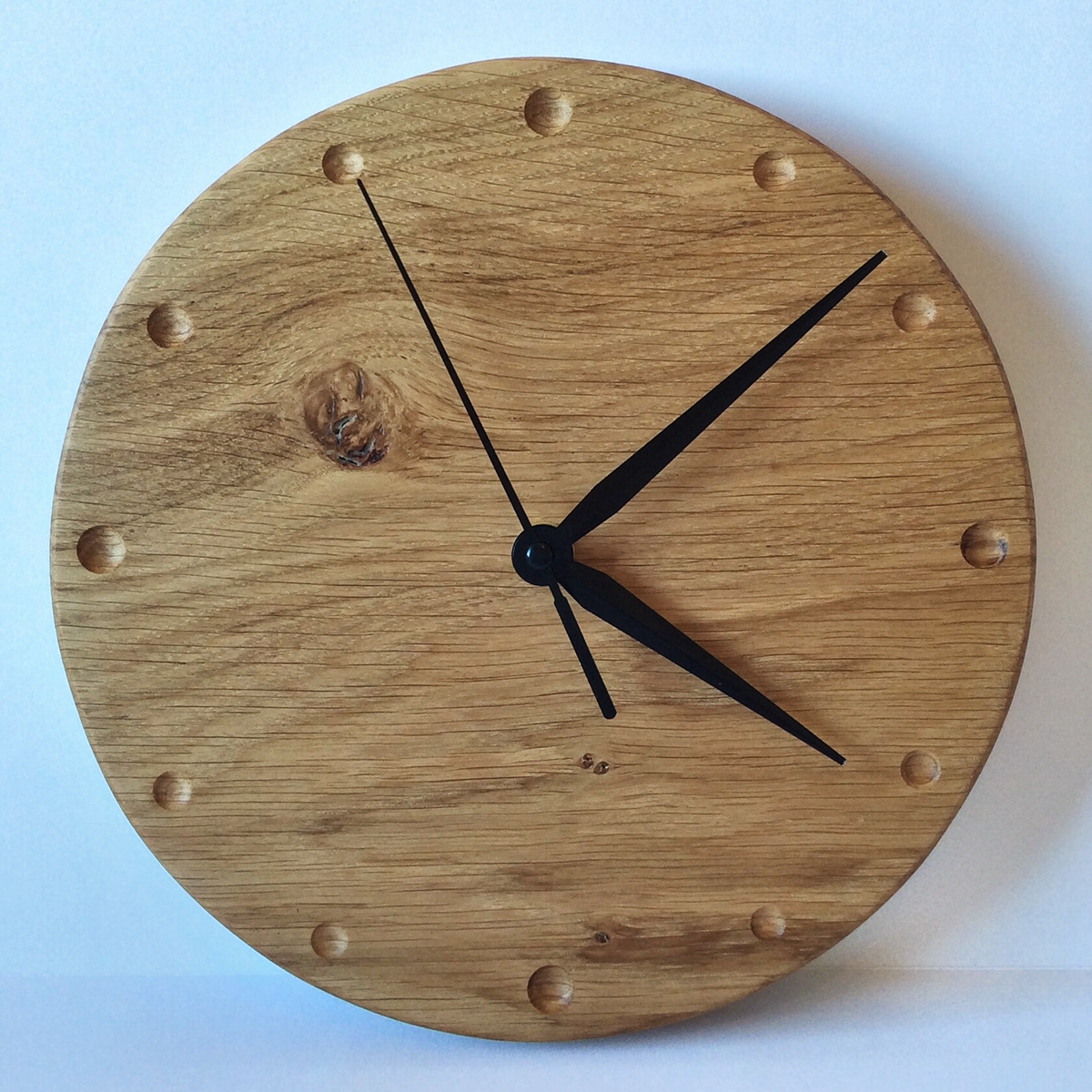 clock furniture accessories oak wood wall clock