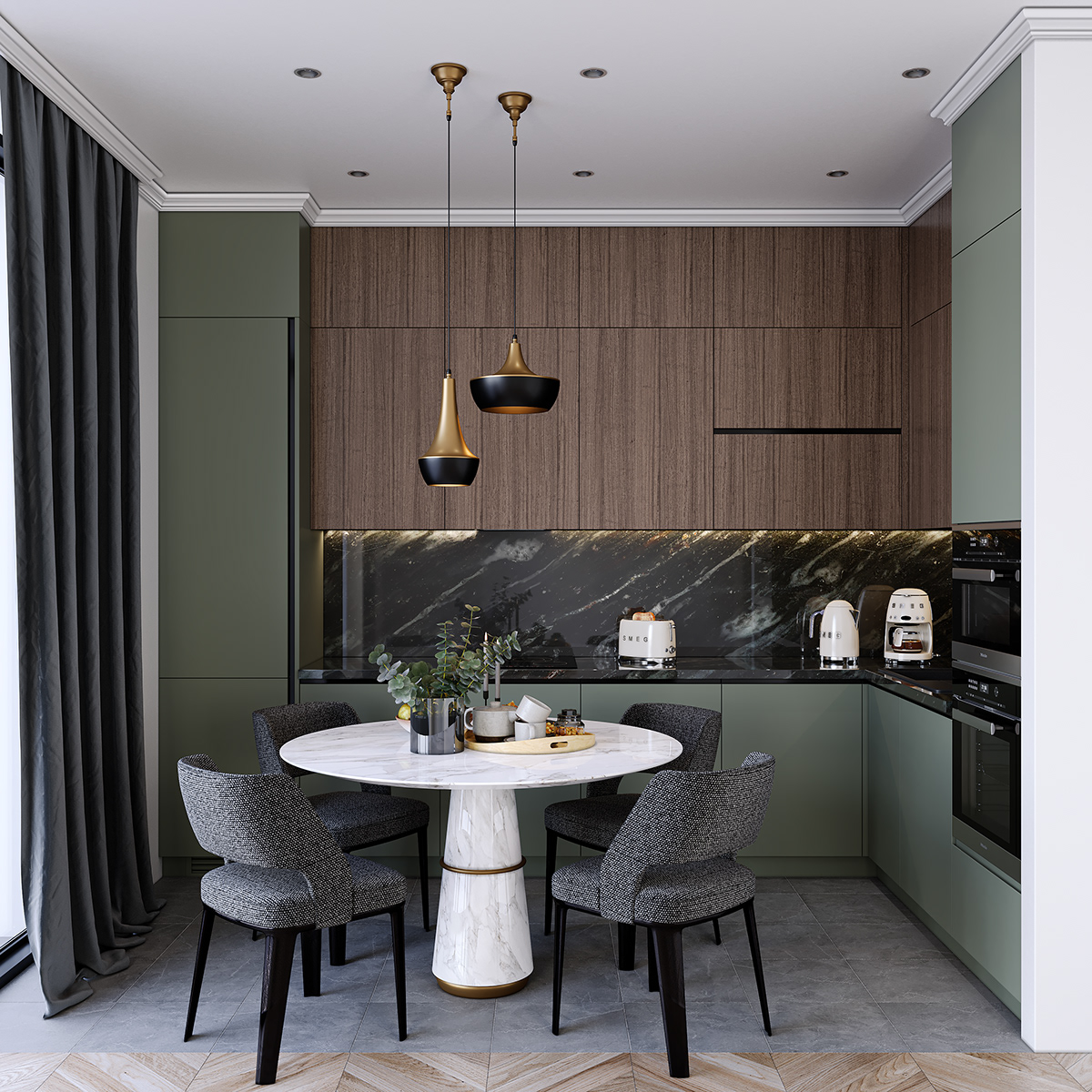 architecture interior design  visualization 3D 3ds max corona 3d modeling product design  kitchen