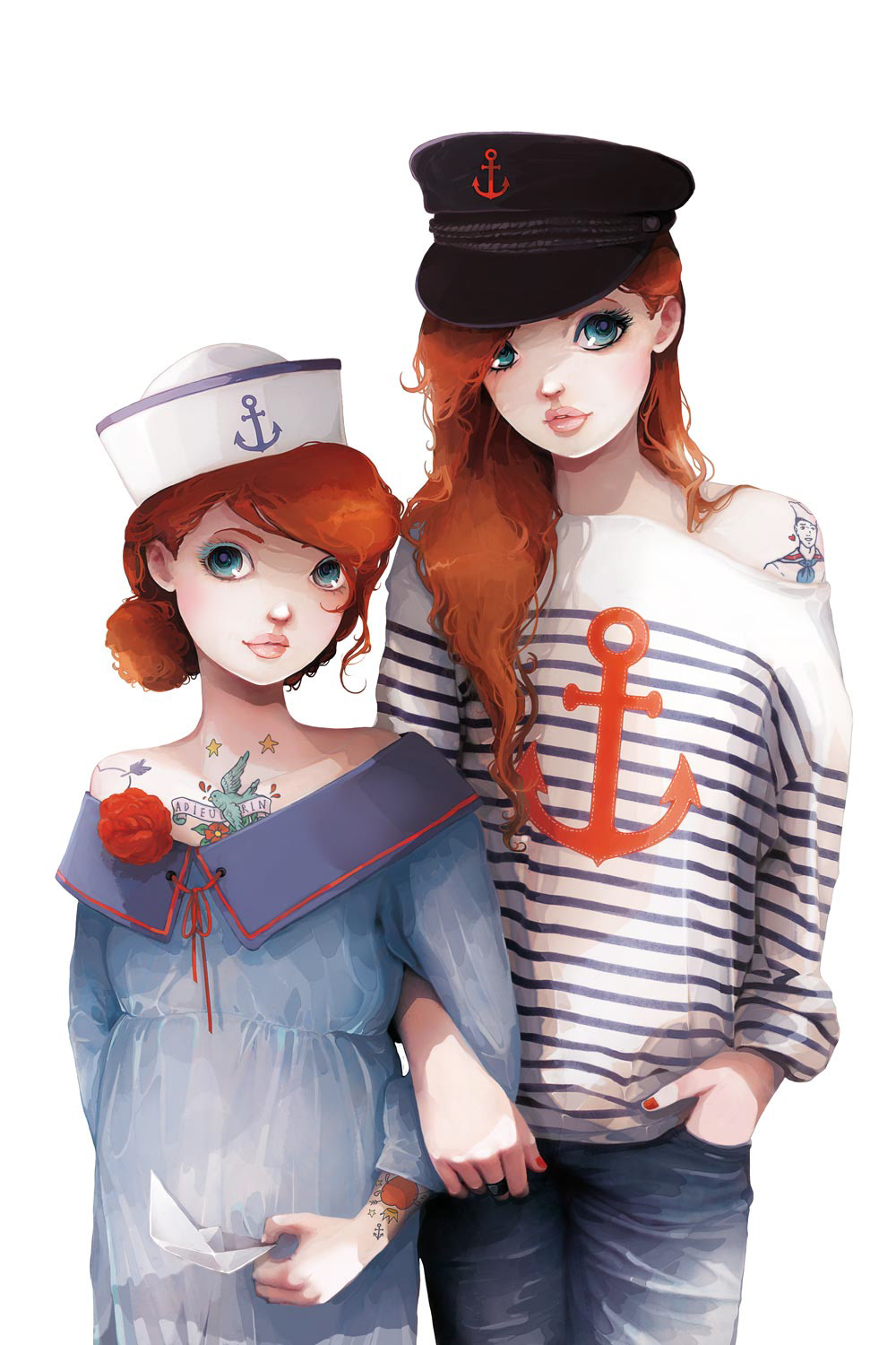Sailor  girls  sister  Marin  love  jacqz