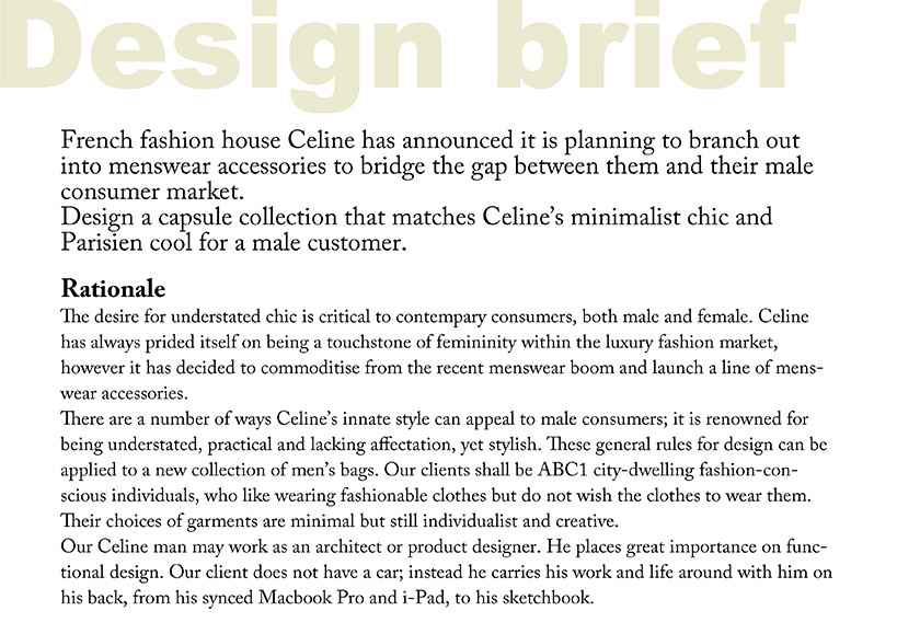 Fashion  Menswear bags accessories fashiondesign Celine UAL lcd craftsmanship handmade