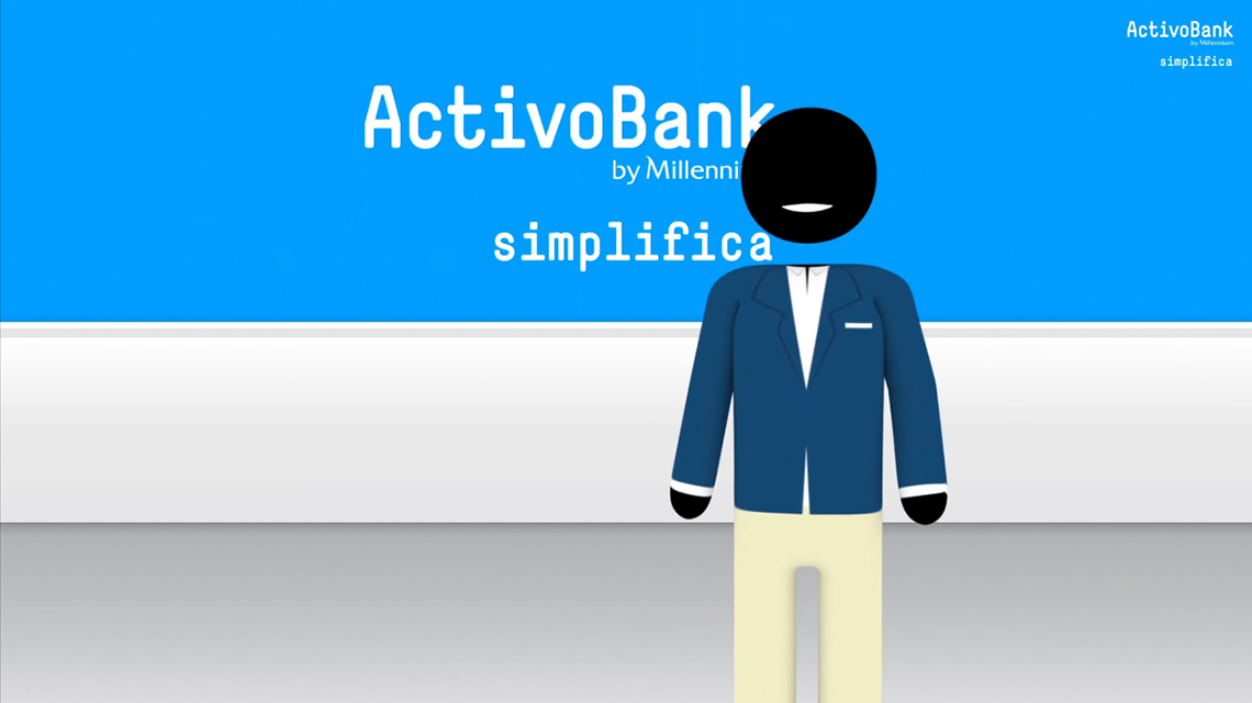Bank ActivoBank interactive video branch fist innovation future youtube