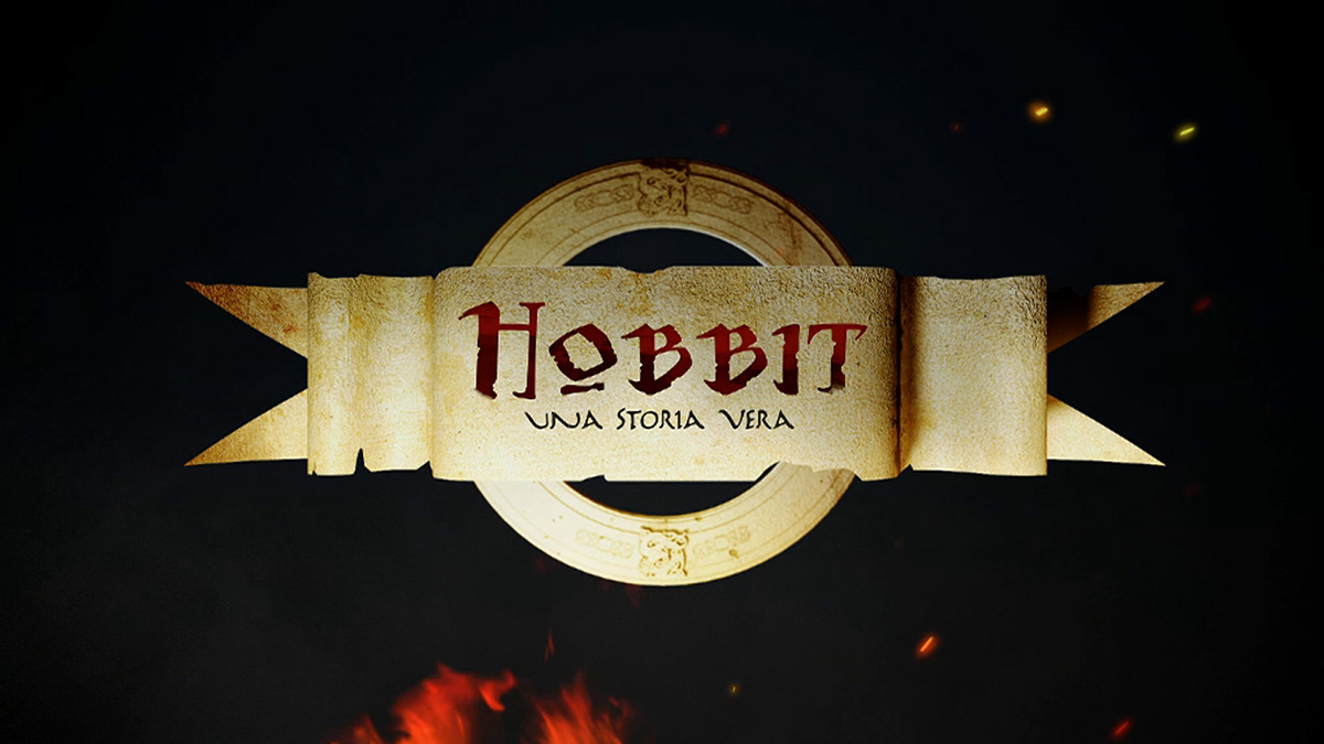 hobbit una storia vera Dea De Agostini HD tv 2012show infographic design motion graphic senor ector Tolkien