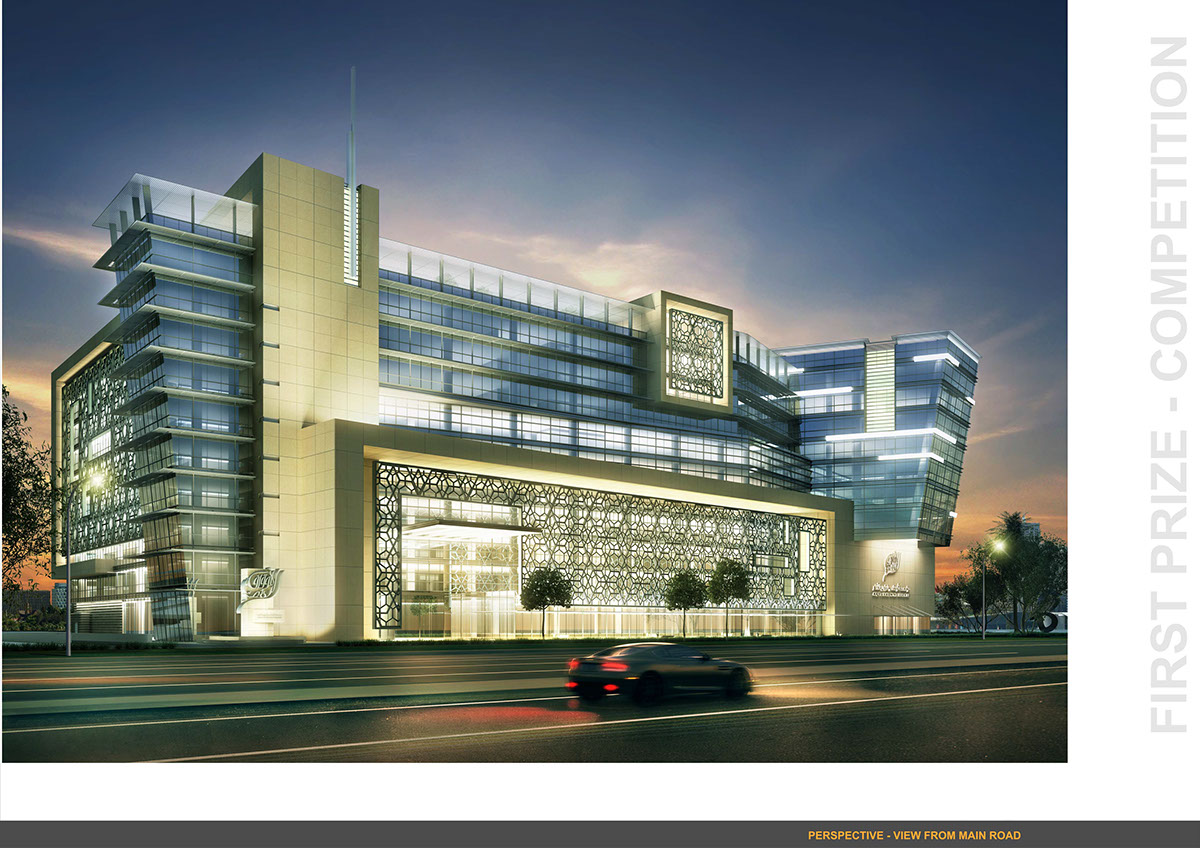 Office  commercial  deconstruction  Dubai mixed use Headquarters