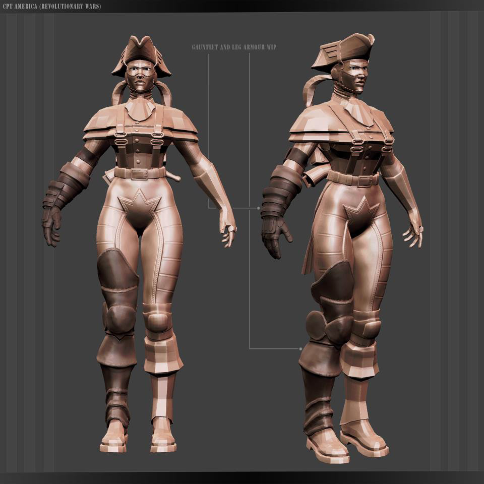 Adam Rodgers  folio portfolio Character Zbrush 3ds max 3d modellor Games art nausicaa Resume steamtrooper STEAMPUNK Low Poly highpoly