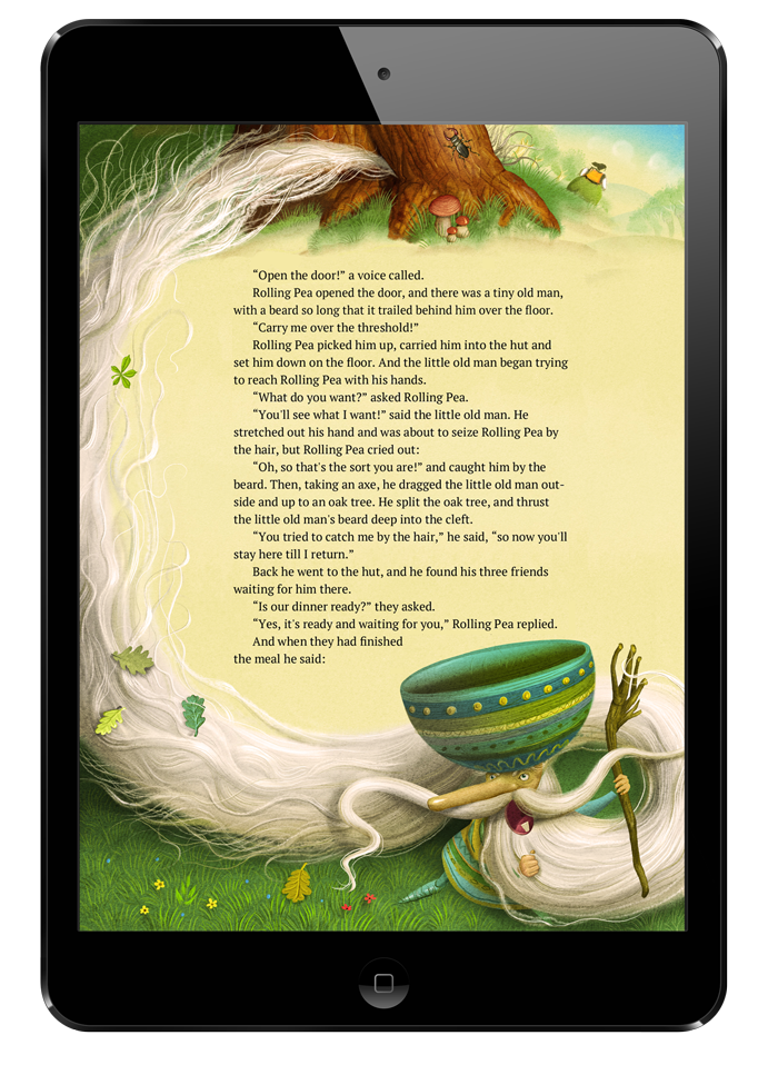 book children book ukraine fairy tale dragon Котигорошко iPad free