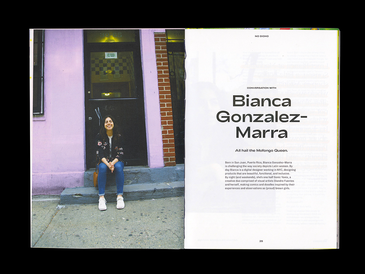 magazine latinx latina narratives identity spanish women Zine  adobeawards editorial