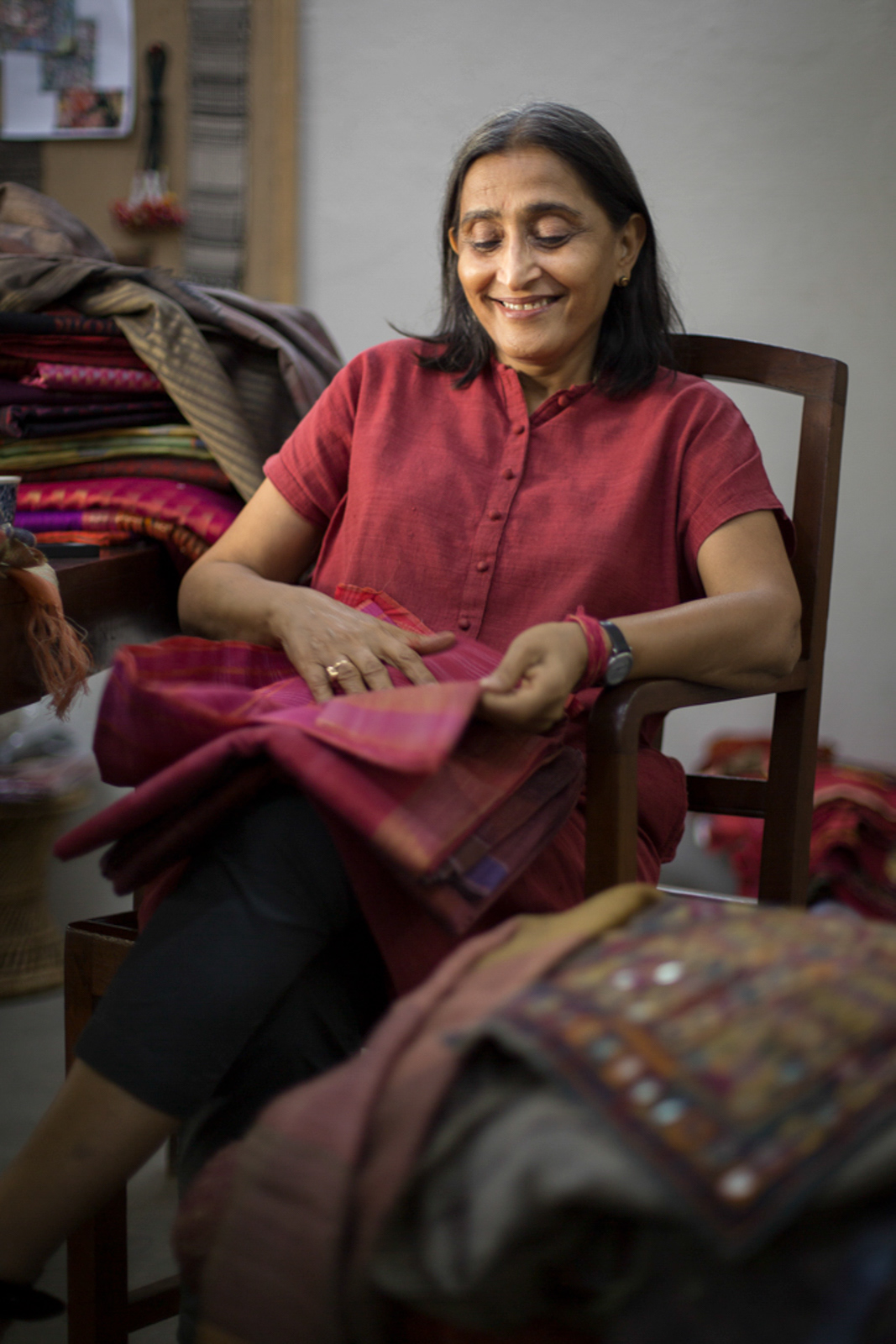 Textiles India colors Threads Yarns neeru kumar elle decor