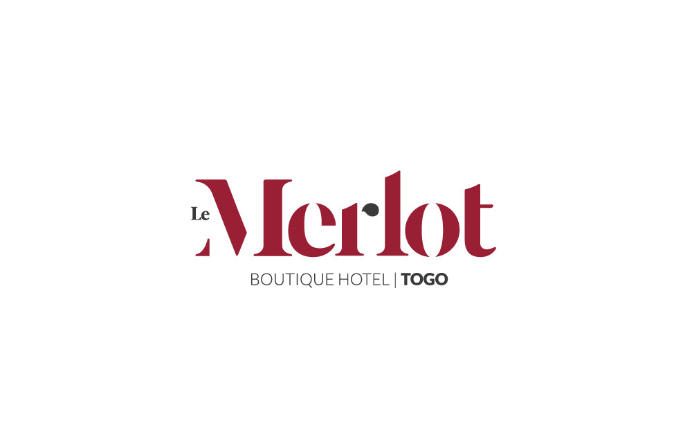 hotel Merlot red black togo elegant