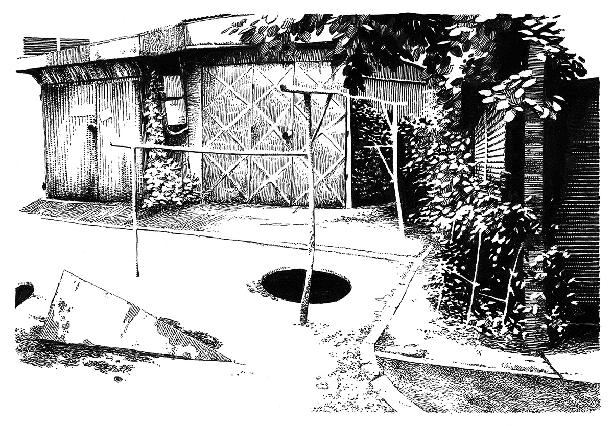 conceptart sketch Drawing  artwork inktober black and white ILLUSTRATION  Urban contrast Idol