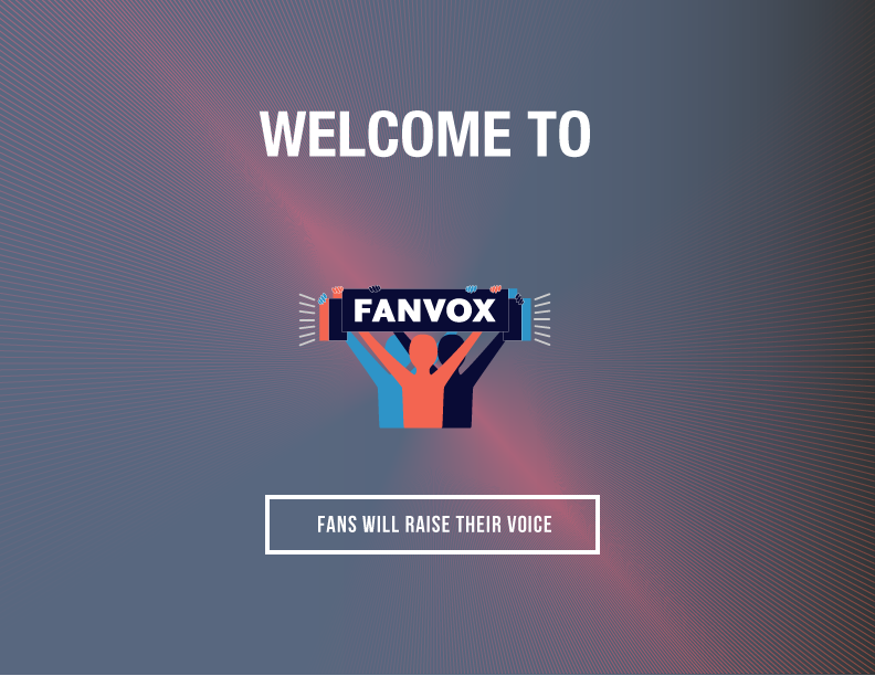 Startup fanvox football soccer fans voice