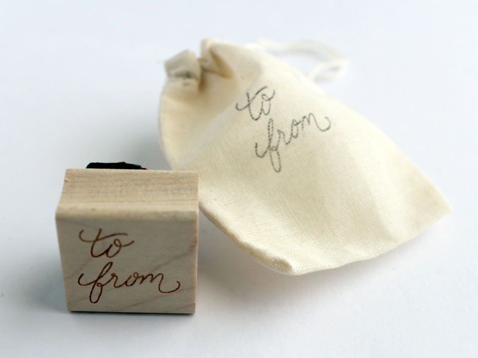 HAND LETTERING stamp