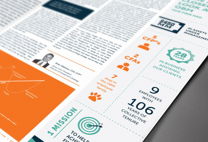 Newsletter Design Corporate Design infographics