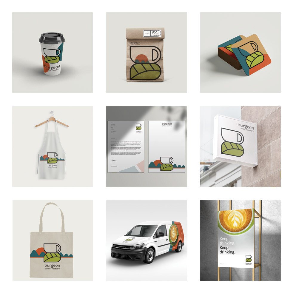 brand identity branding  Coffee Ethical fresh modern personal project