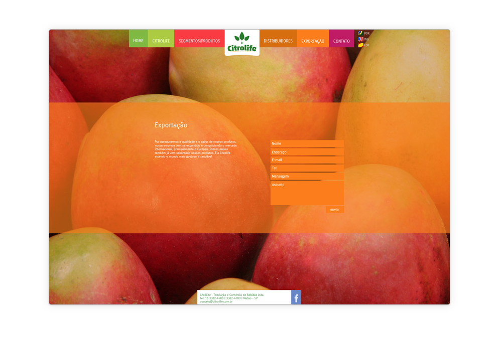 juice CITRO fruits Website orange