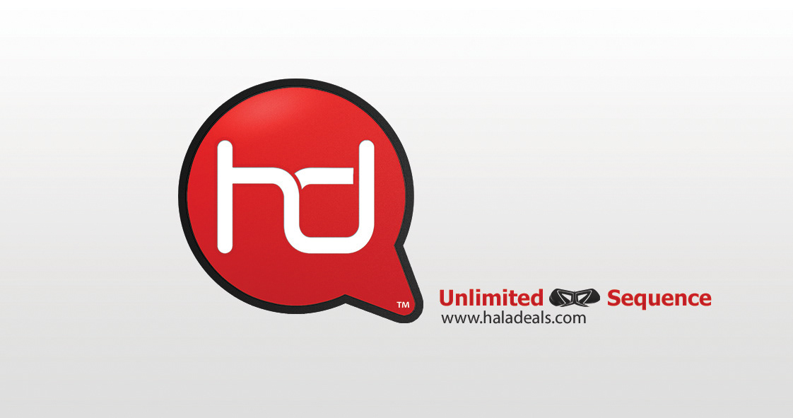Hala Deals Deals brand logo designs business cards