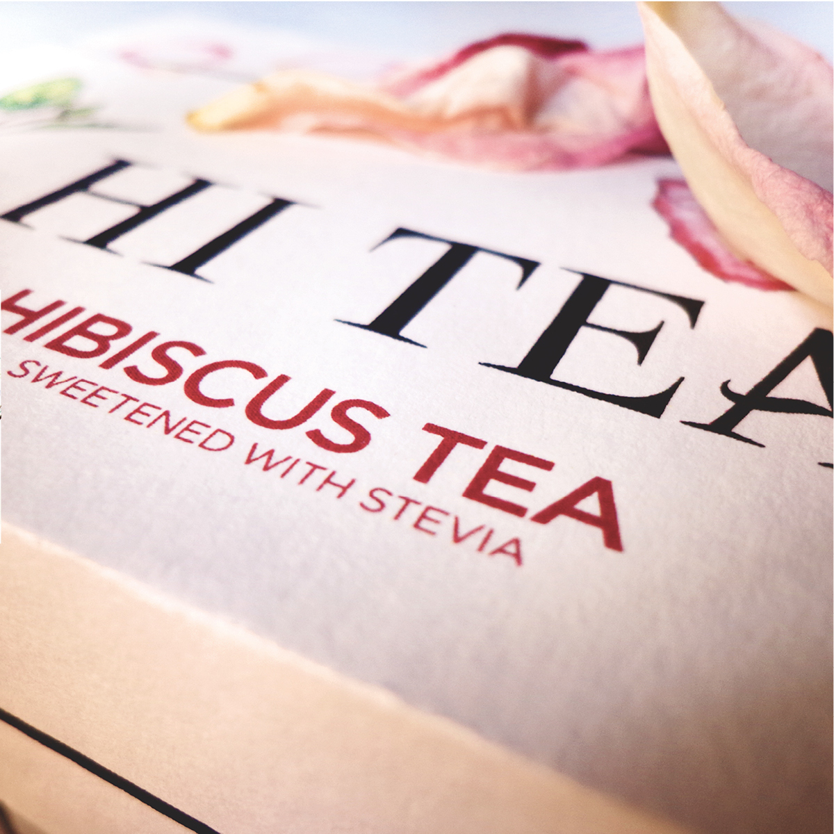 Hi Tea Hibiscus Tea Tea Packaging hibiscus Pink and Red design packaging design teabags petals Flowers