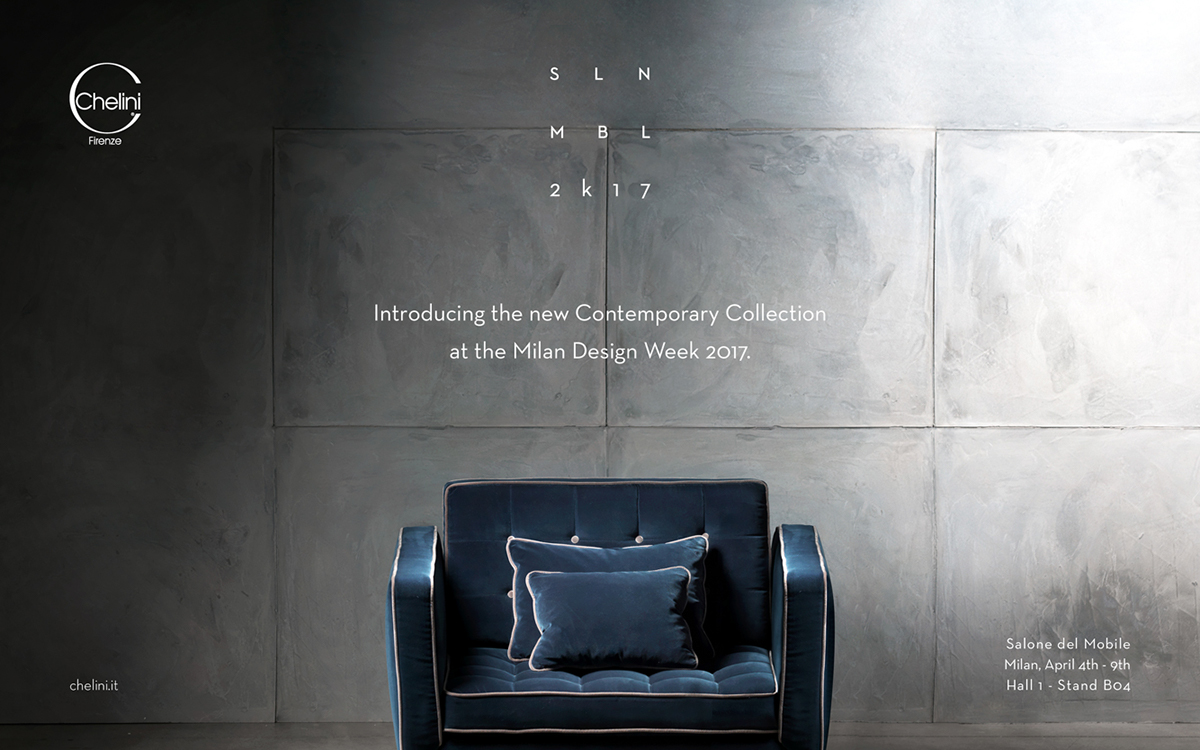 Catalogue chelini FURNISHING furniture Layout petroleum blue print design  salone del mobile teal