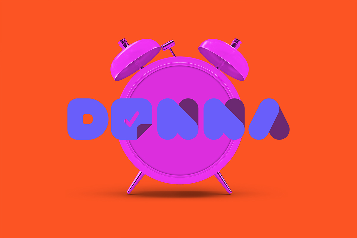donna ginger orange blue schedule management timesheet timetable bold suits Retro artificial intelligence Startup startup weekend